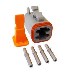Deutsch DT4MKIT 4-Way DT Male Connector Kit