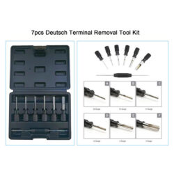 Deutsch DeutschExTool Steel extraction tool kit to release Deutsch terminals - 7 piece